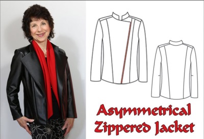 Asymmetric Zipped Jacket
