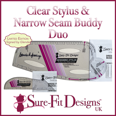 Clear Designing Stylus and Narrow Seam Buddy Duo